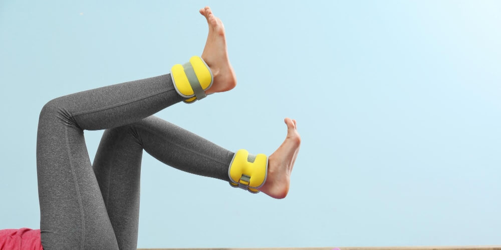Gentle gym with ankle weights legweights-functional-training