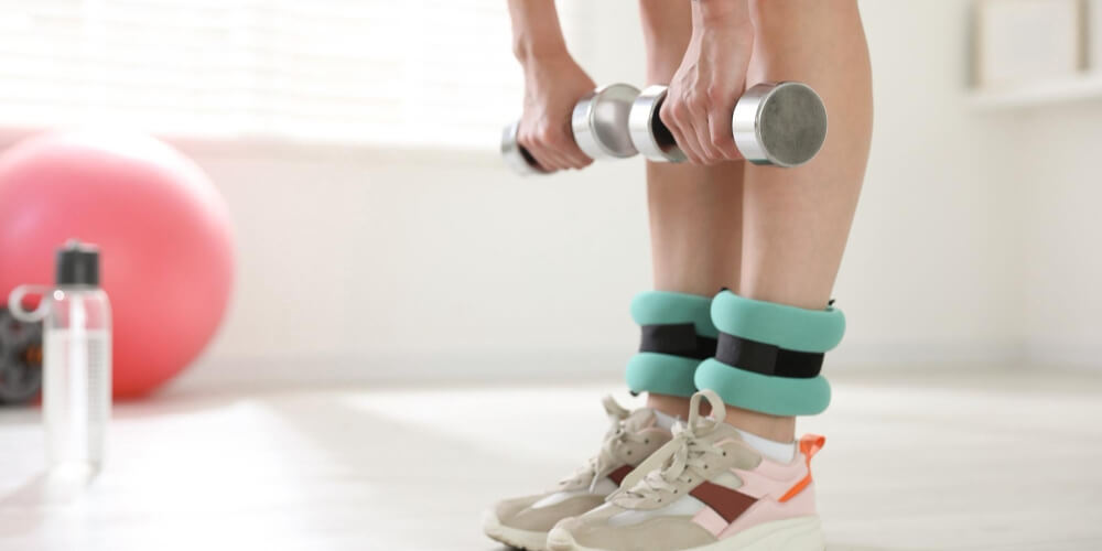 Ankle weights training leg-training-with-weights